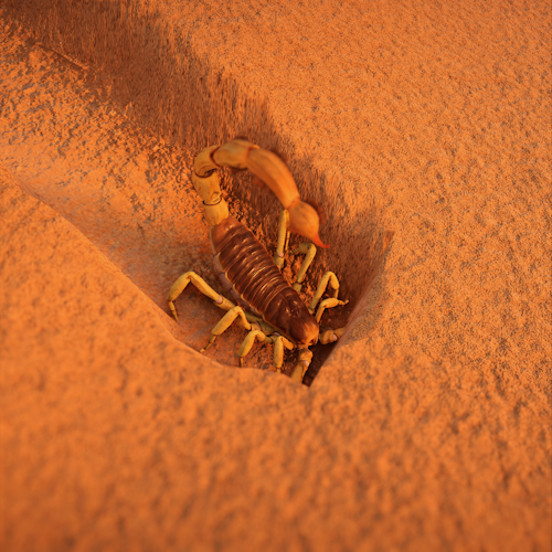 Desert Hairy Scorpion Horizon Forbidden West screenshot